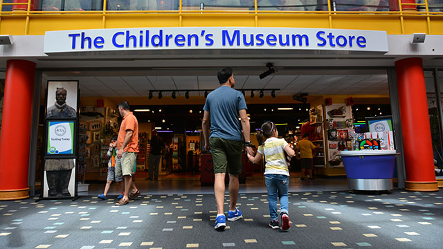 Entrance to The Children's Museum Store at The Children's Museum of Indianapolis
