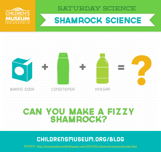 Saturday Science Shamrock Science at The Children's Museum of Indianapolis