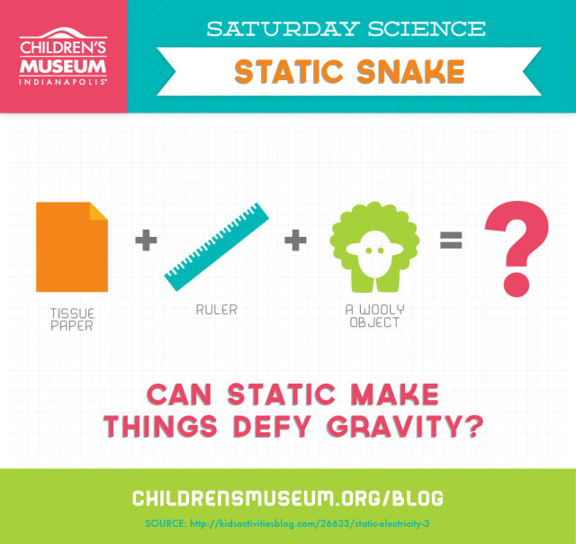 Static Snake experiment at The Children's Museum of Indianapolis