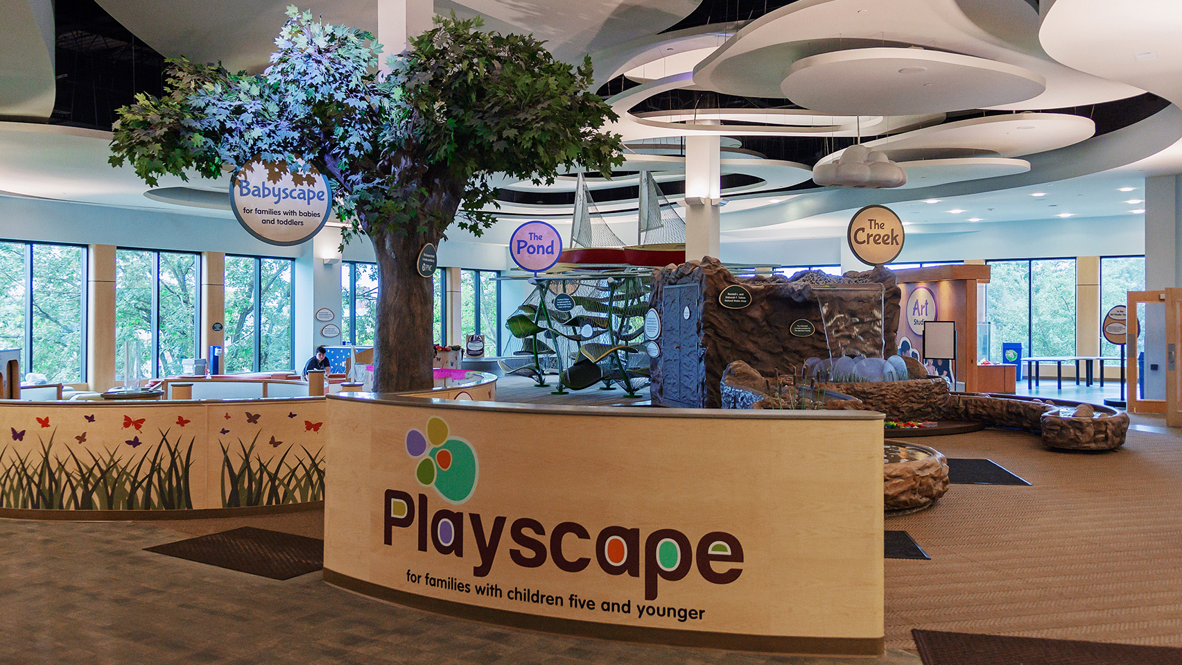 Photo of child climbing in Playscape