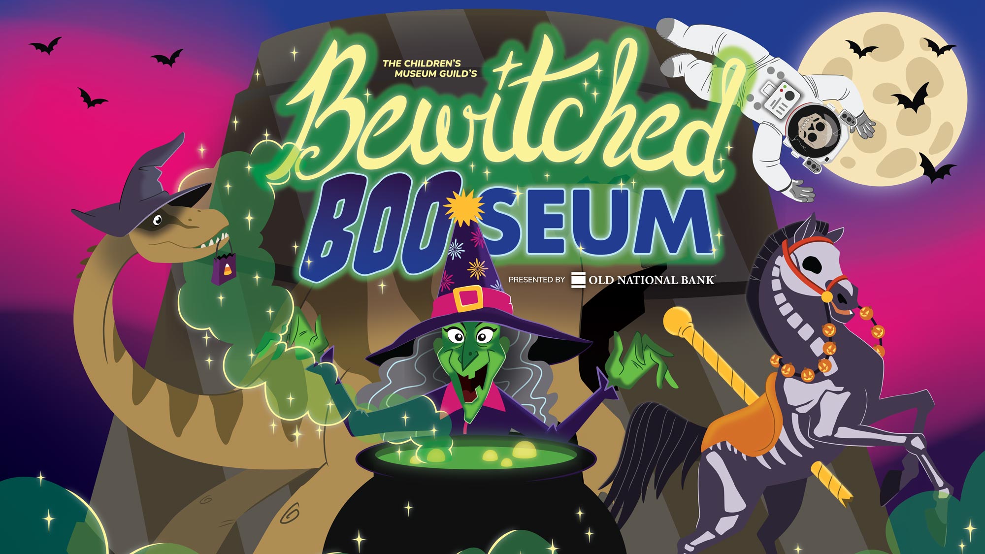 Bewitched Booseum logo.