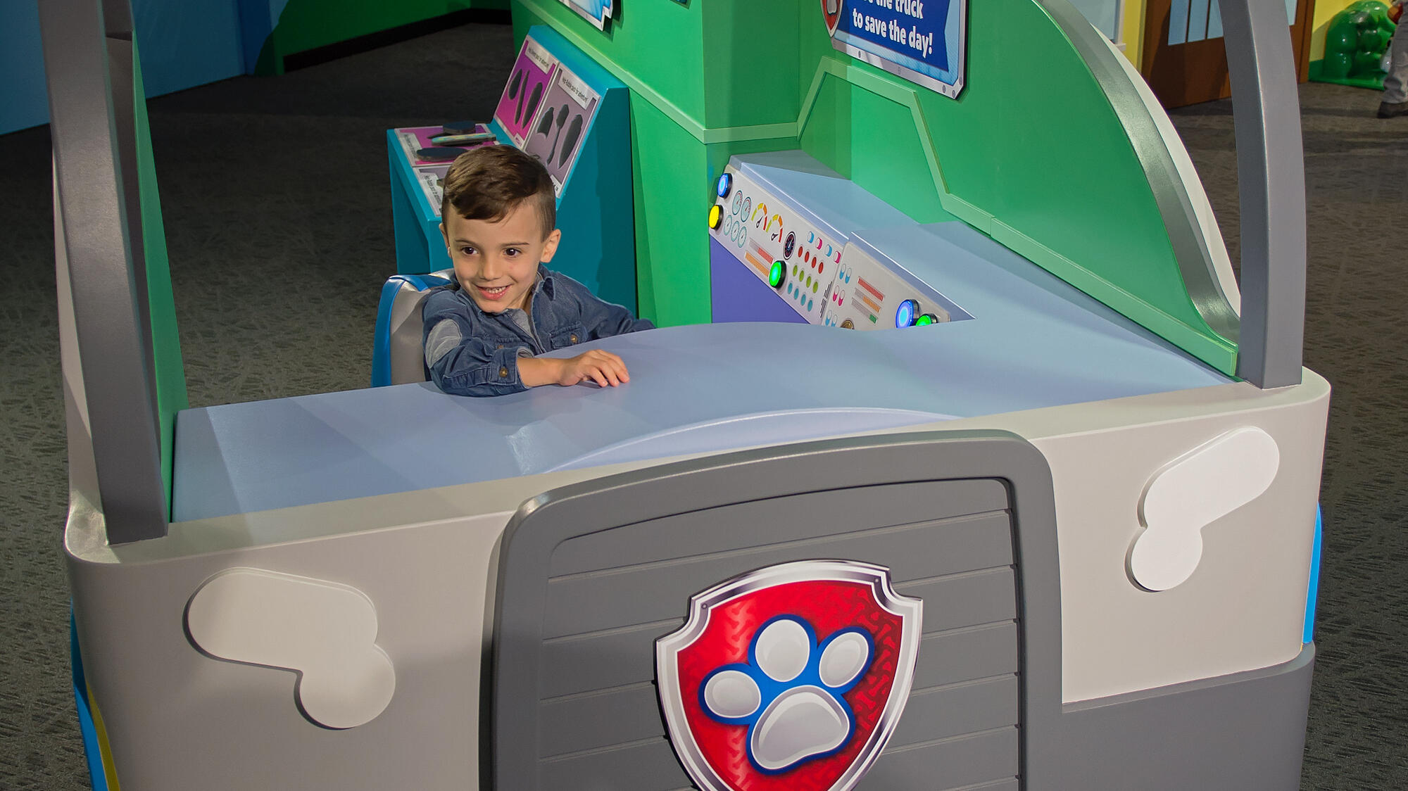Child driving PAW Patroller.