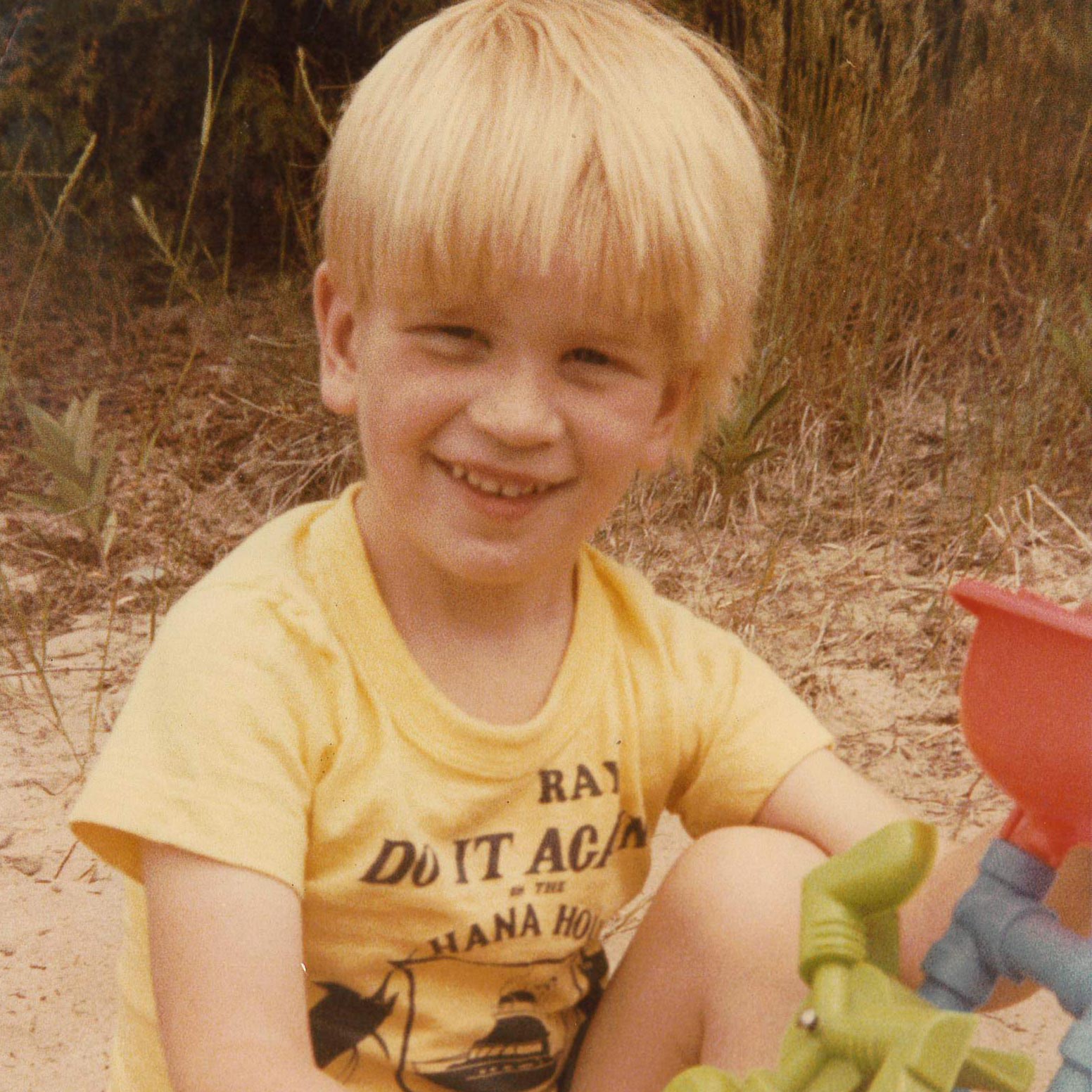 Childhood photo of Ray Lathrop.
