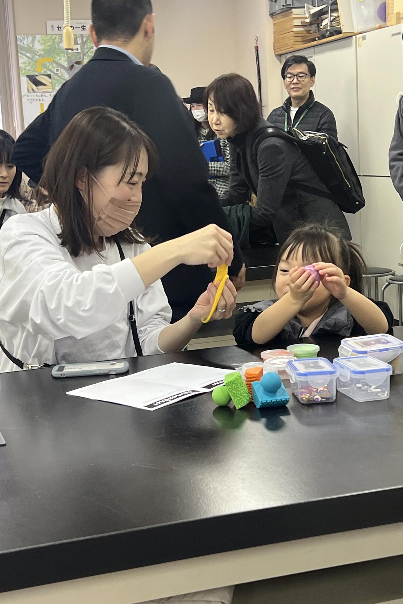 Create-A-Saurus participants.
