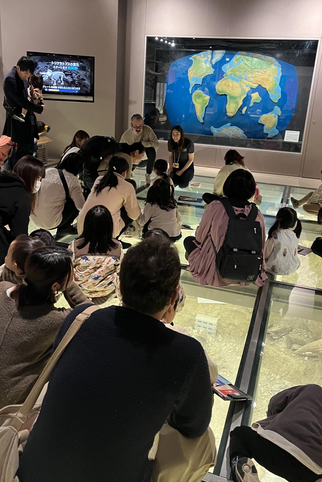 Elyse leading the Create-A-Saurus program in Gunma, Japan.