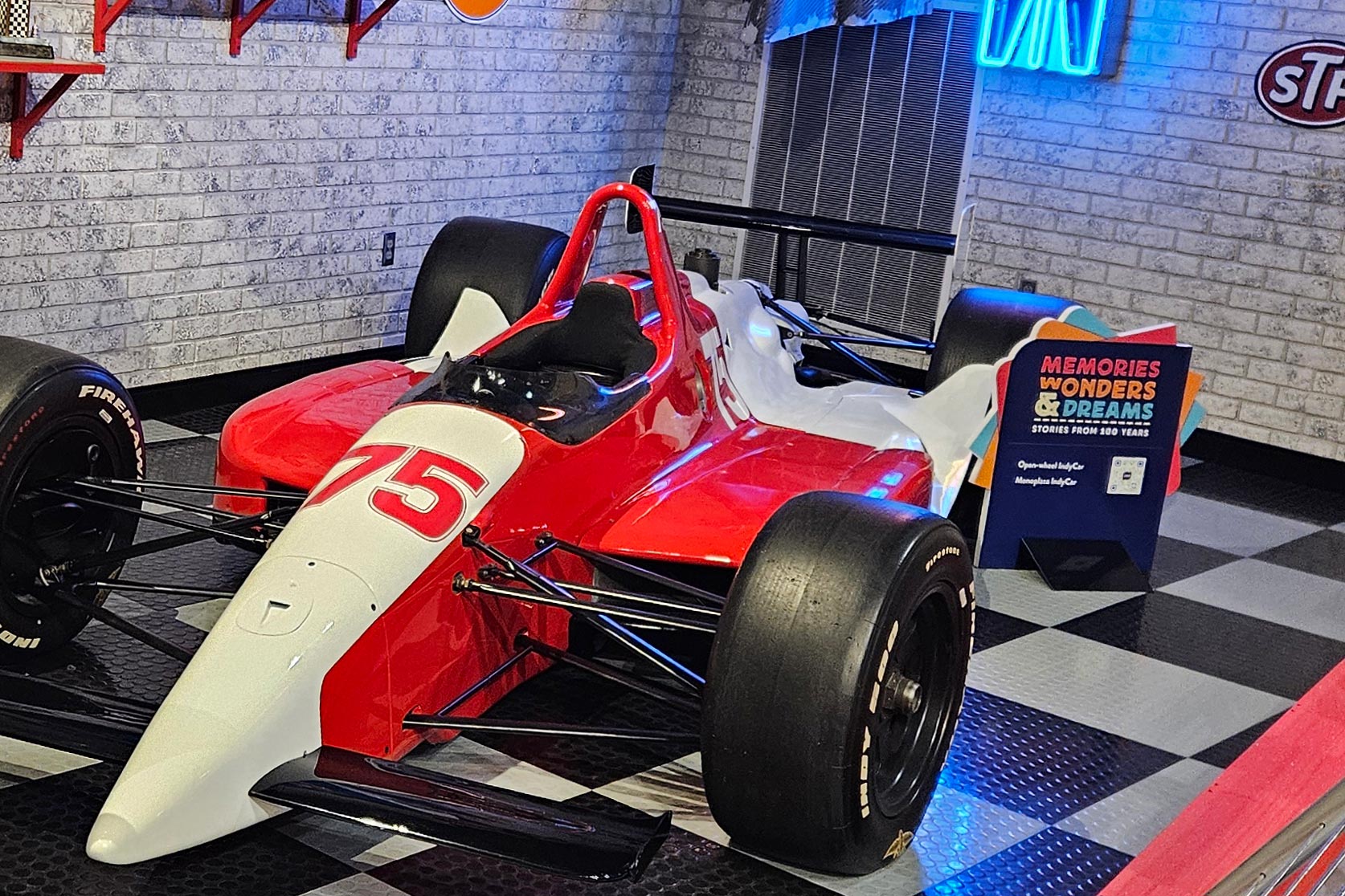 The race car Willy T. Ribbs drove in the 1991 and 1993 Indianapolis 500.