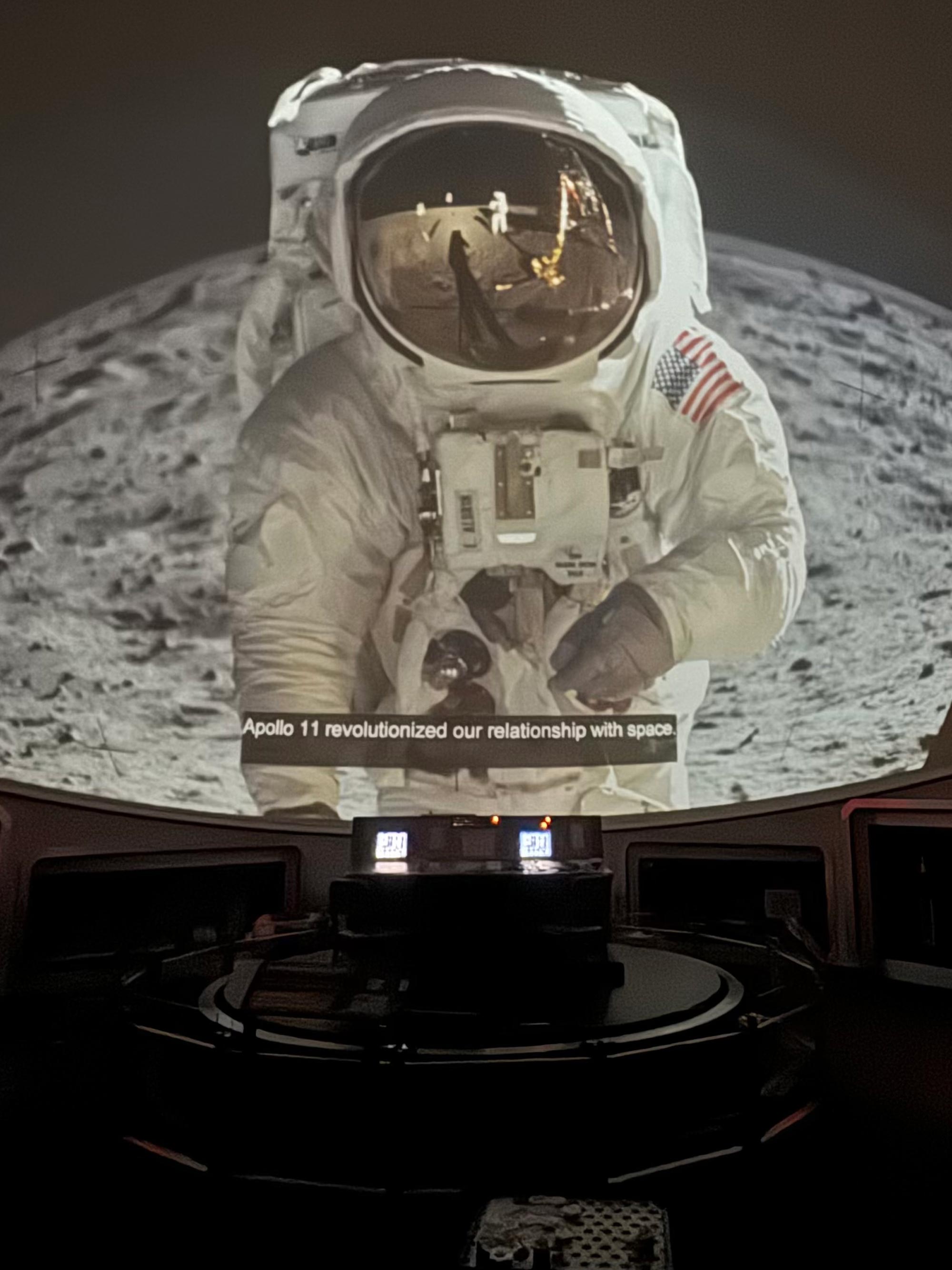 Astronaut on the Moon.