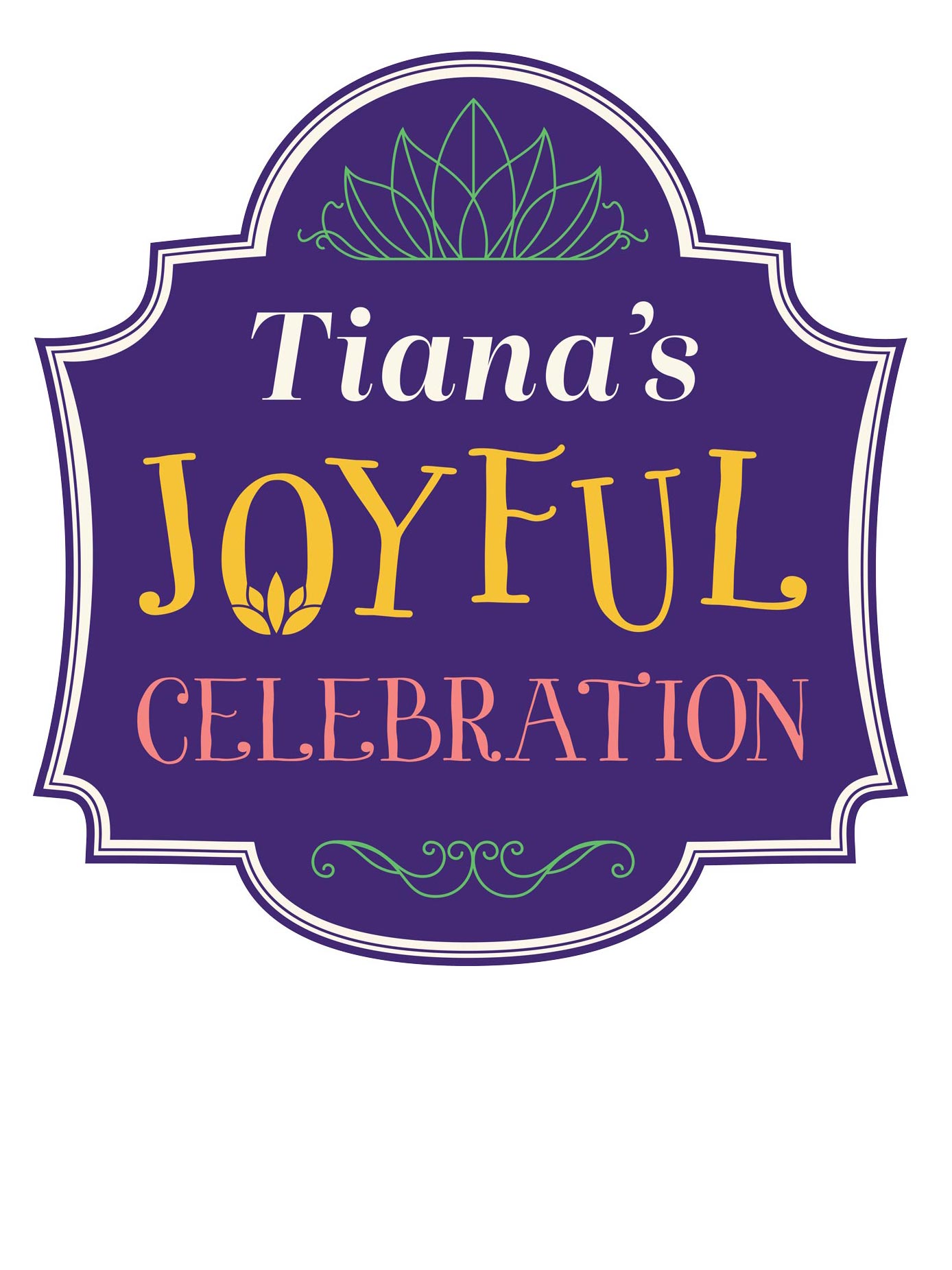 Tiana's Joyful Celebration logo.