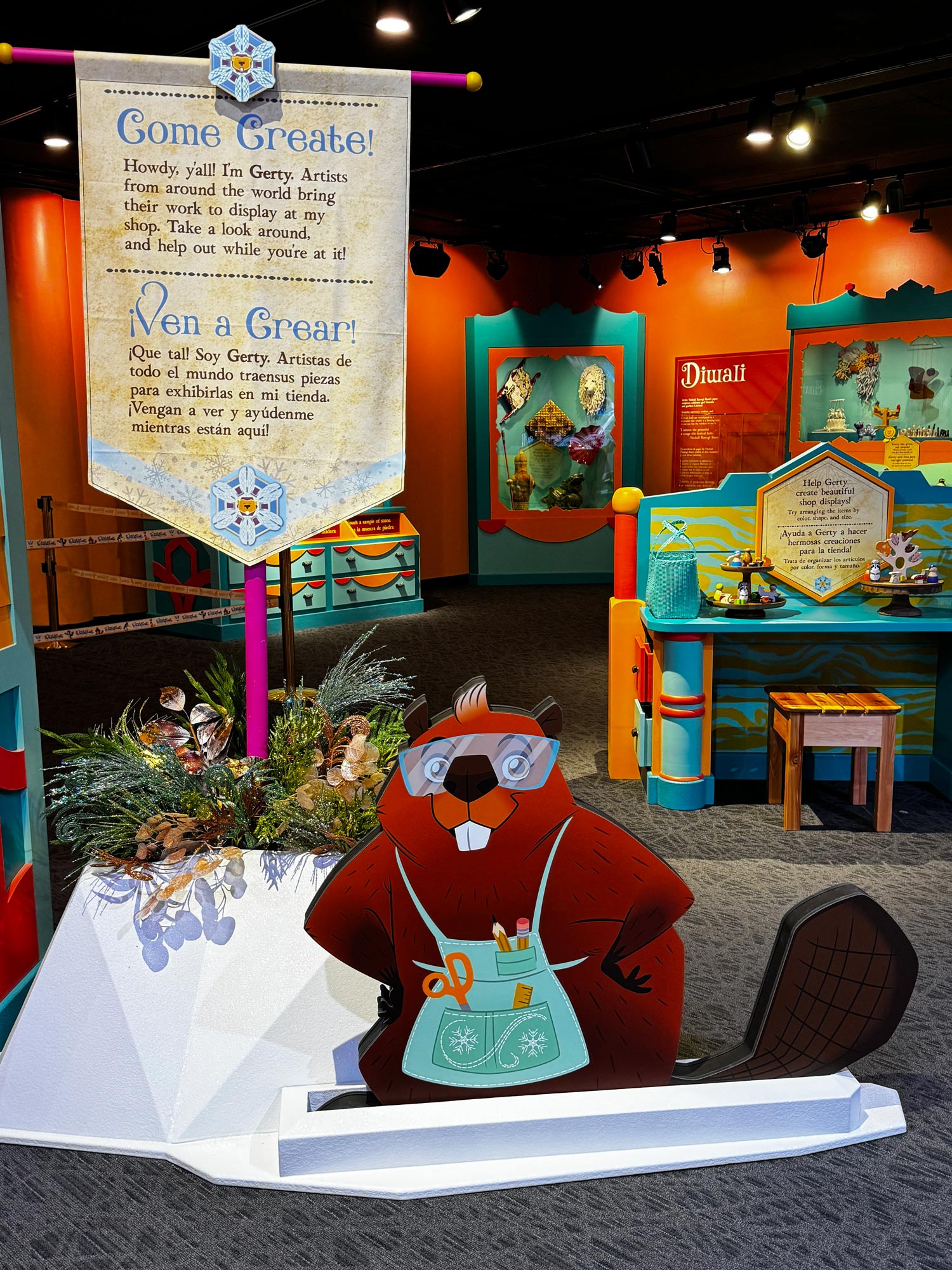 Gerty the beaver.