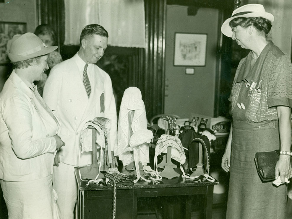 Eleanor Roosevelt at The Children's Museum of Indianapolis.