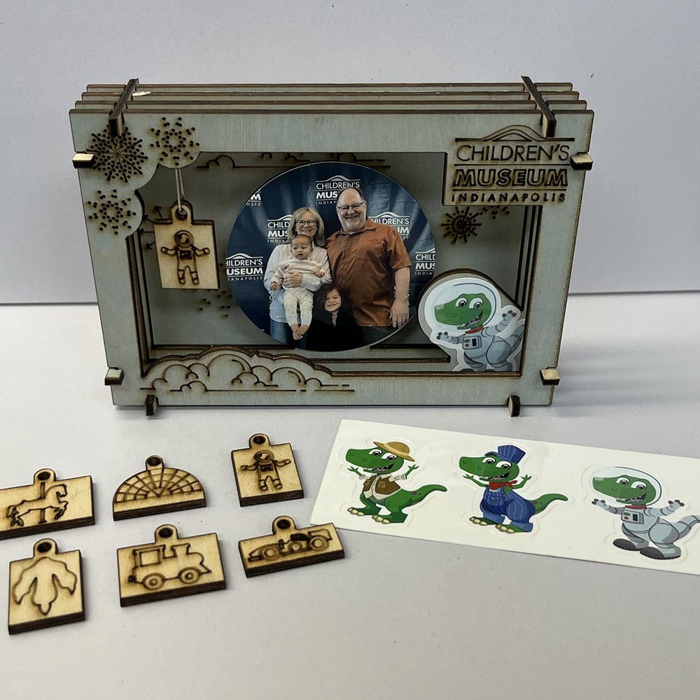 Centennial Photo Frame and stickers.