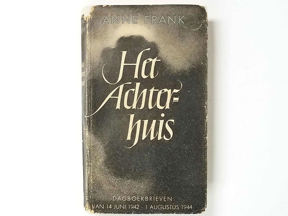Second printing of the first Dutch edition of The Diary of a Young Girl by Anne Frank