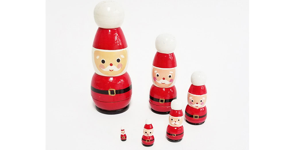 Santa Christmas decorations from The Children's Museum collection