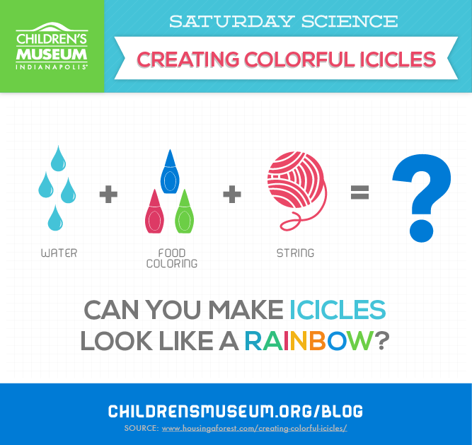 Saturday Science: Creating Colorful Icicles