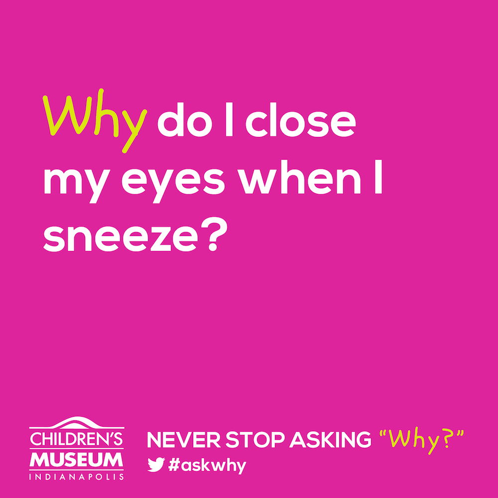 Why do I close my eyes when I sneeze? 