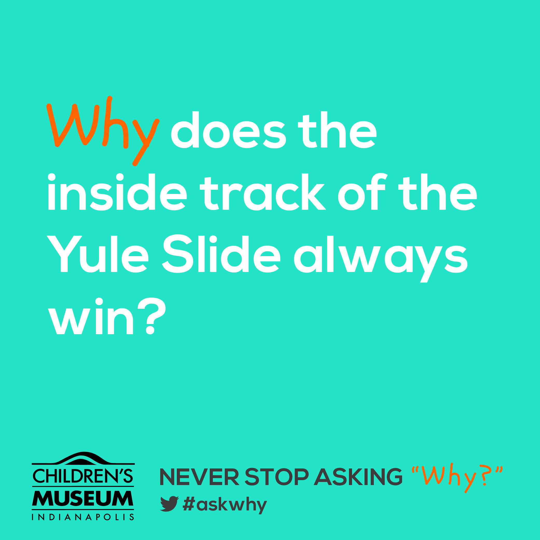 Why Does the Inside Track of the Yule Slide Always Win?