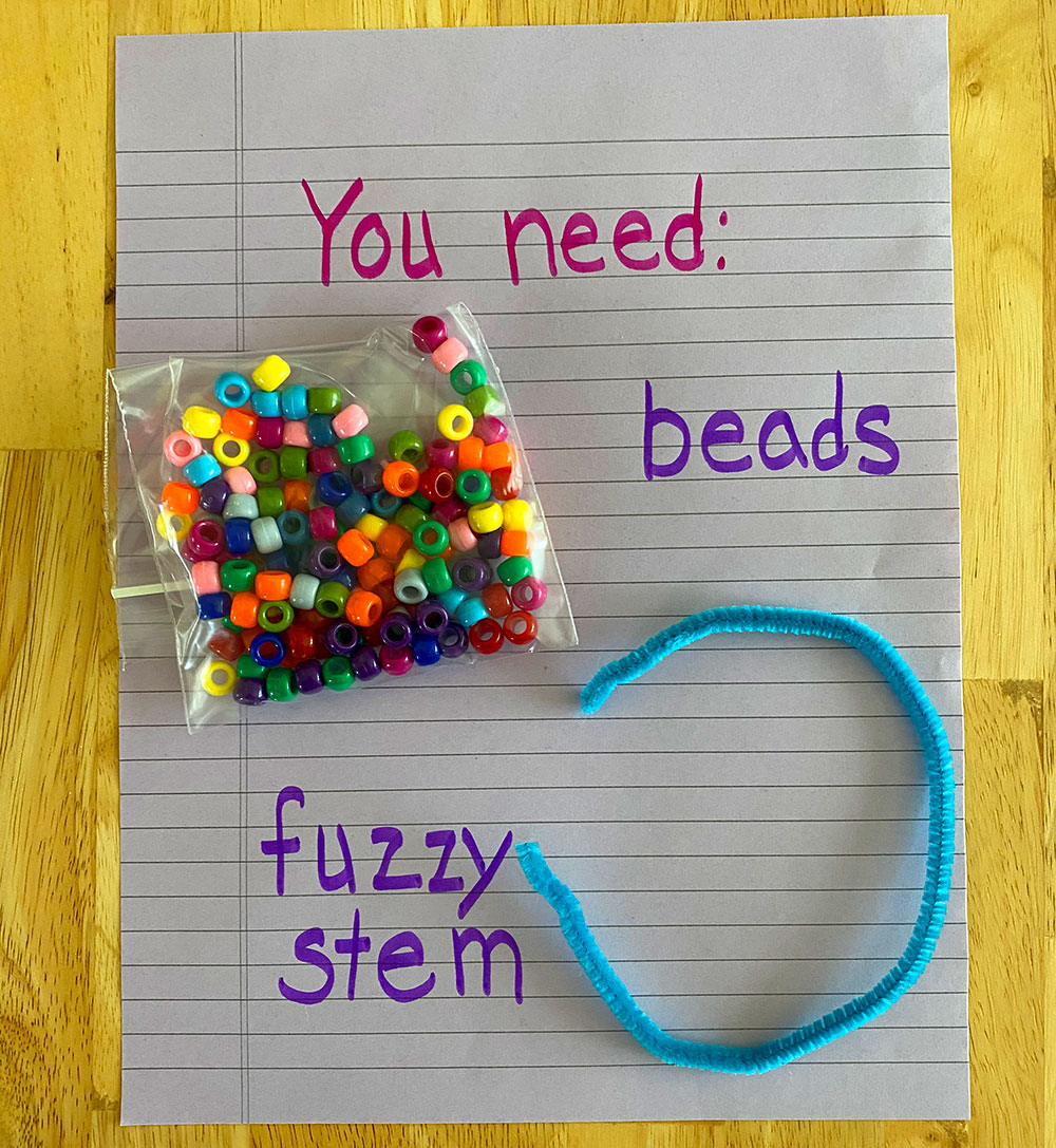 Pi bead bracelet materials