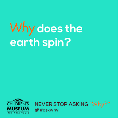 Why does the earth spin? 