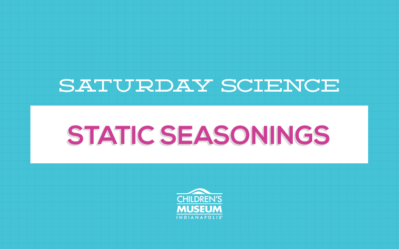 Saturday Science: Static Seasonings 