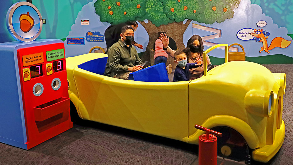 Tico's Nutty Forest in Nickelodeon's Dora and Diego—Let's Explore! at The Children's Museum of Indianapolis