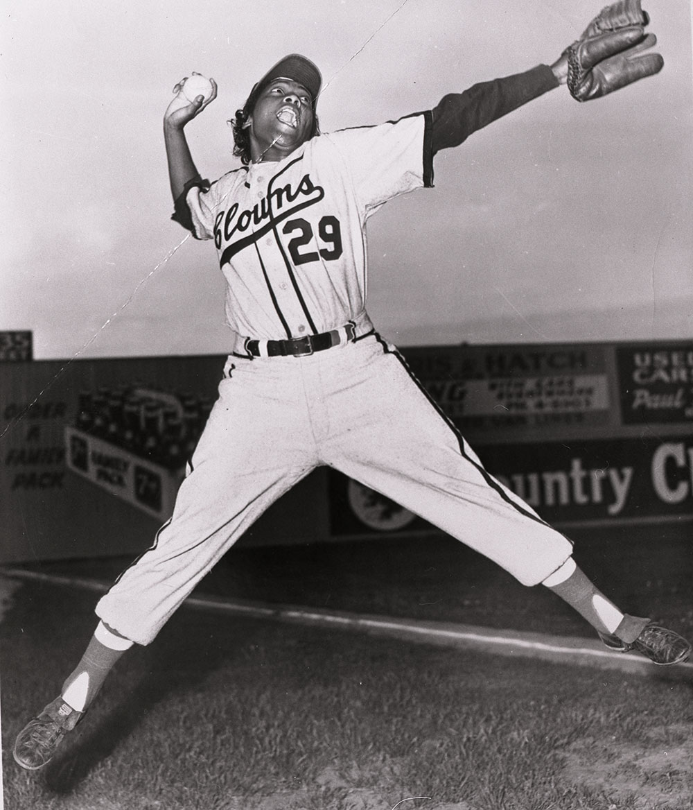 Marcenia Lyle "Toni" Stone of the Indianapolis Clowns