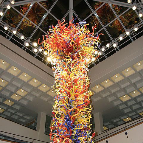 Fireworks of Glass at The Children's Museum of Indianapolis