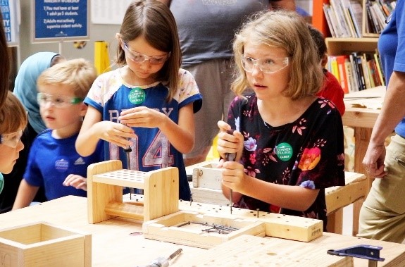 Makesmith Workshop at Access Pass cultural attraction Conner Prairie