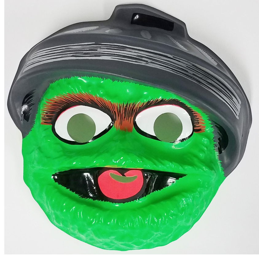 Oscar the Grouch Halloween mask from The Children's Museum collection