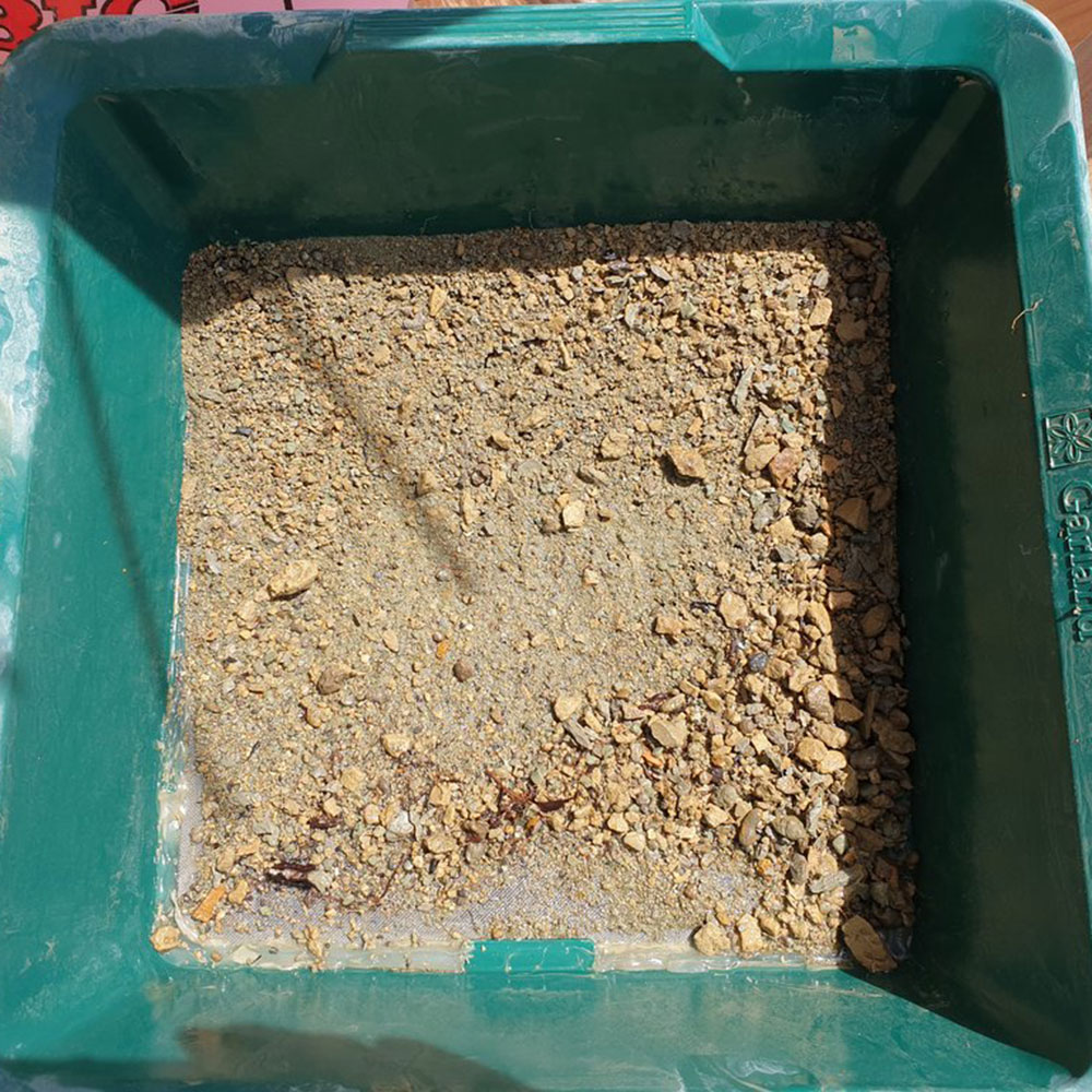 Bulk sample for Hank the micro-vertebrate sieving machine