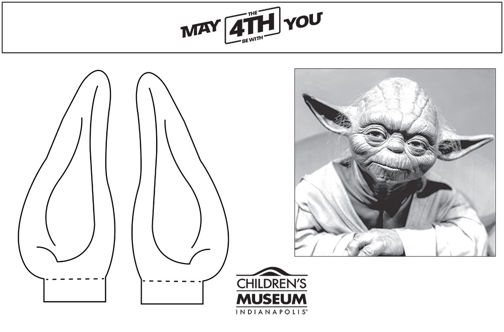 Baby Yoda Ears Template