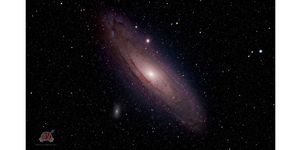 Andromeda Galaxy by amateur astrophotographer Dave Rust