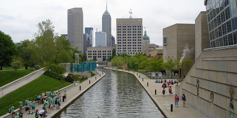 Canal Walk in downtown Indianapolis