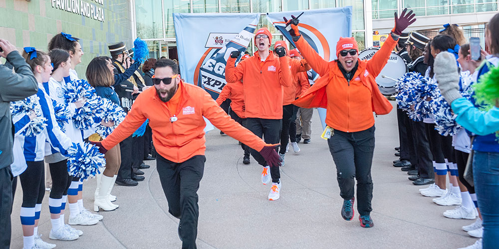 Coaches during the 2019 opening day of the outdoor Riley Children's Health Sports Legends Experience at The Children's Museum of Indianapolis