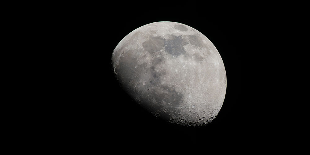 Amateur astrophotography photo of the Moon by Lauren Wesley