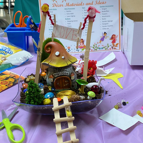 Fairy garden example