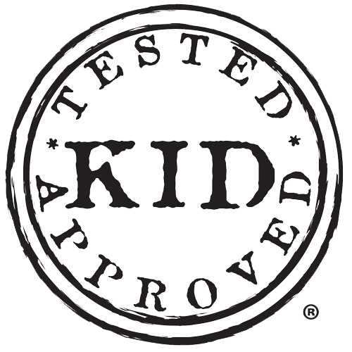 Kid tested, kid approved logo.