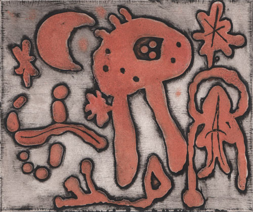 Joan Miro print at the Fort Wayne Museum of Art