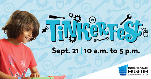 Indiana State Museum's Tinkerfest logo.